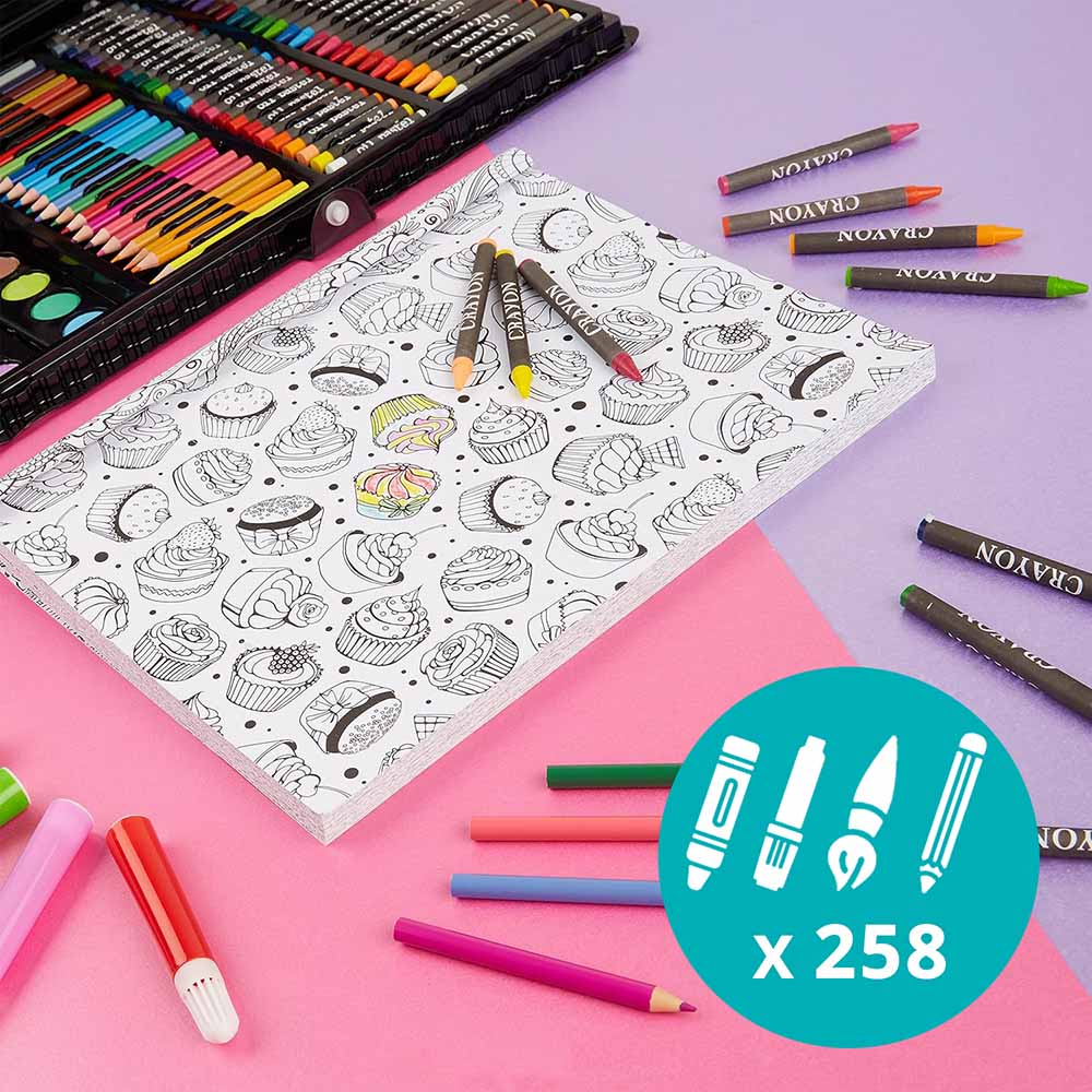 Set 258 pezzi creativo